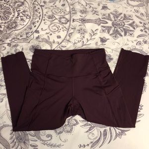 Lululemon fast and free crop leggings